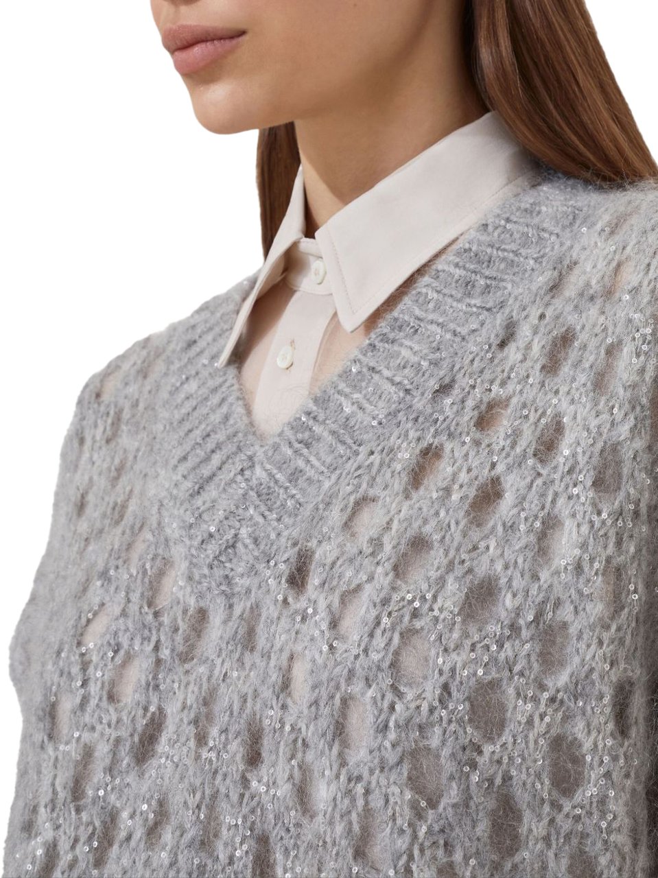 Brunello Cucinelli Sweaters Grey Grijs