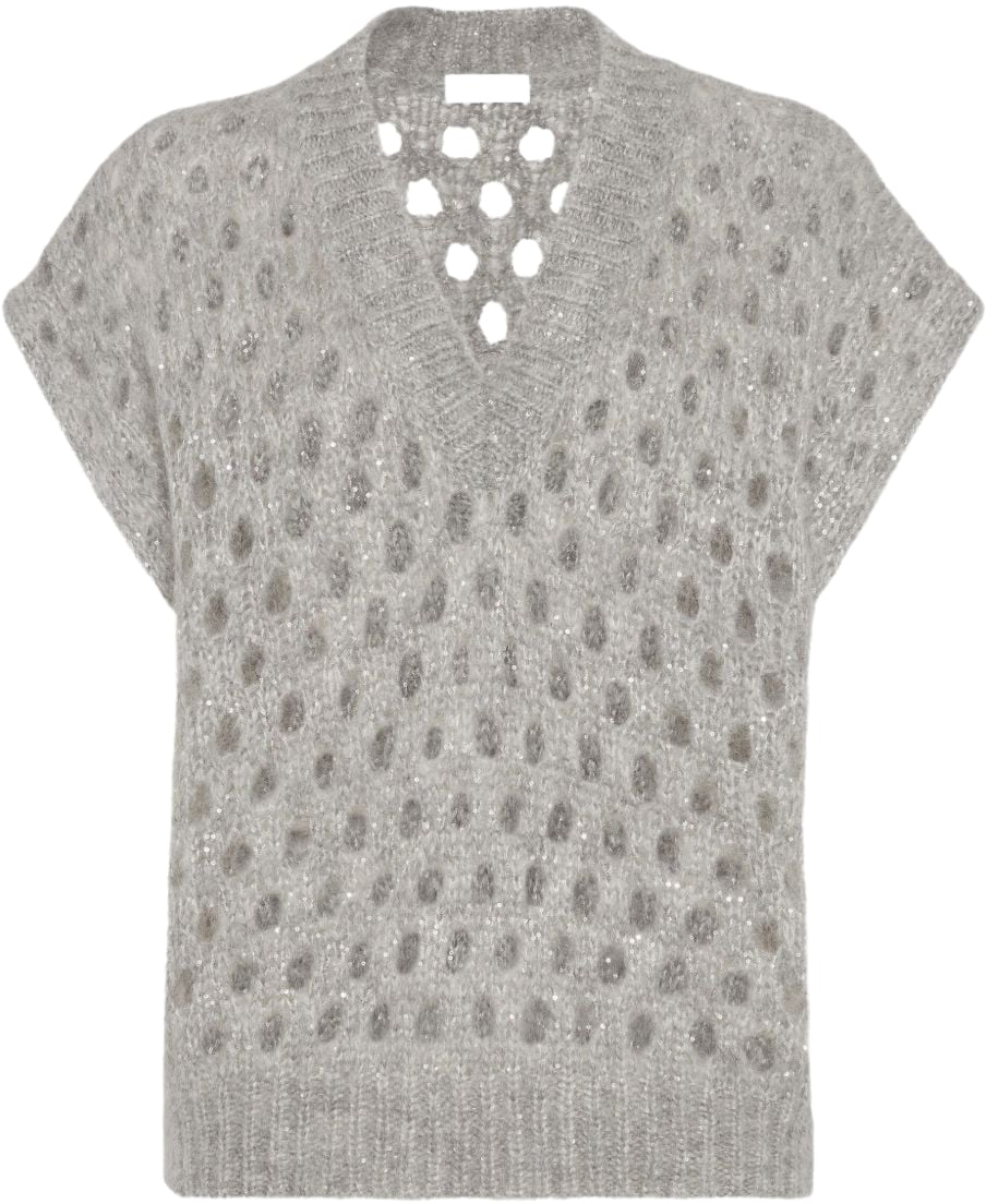 Brunello Cucinelli Sweaters Grey Grijs