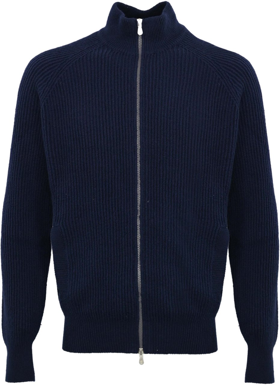 Brunello Cucinelli Sweaters Blue Blauw