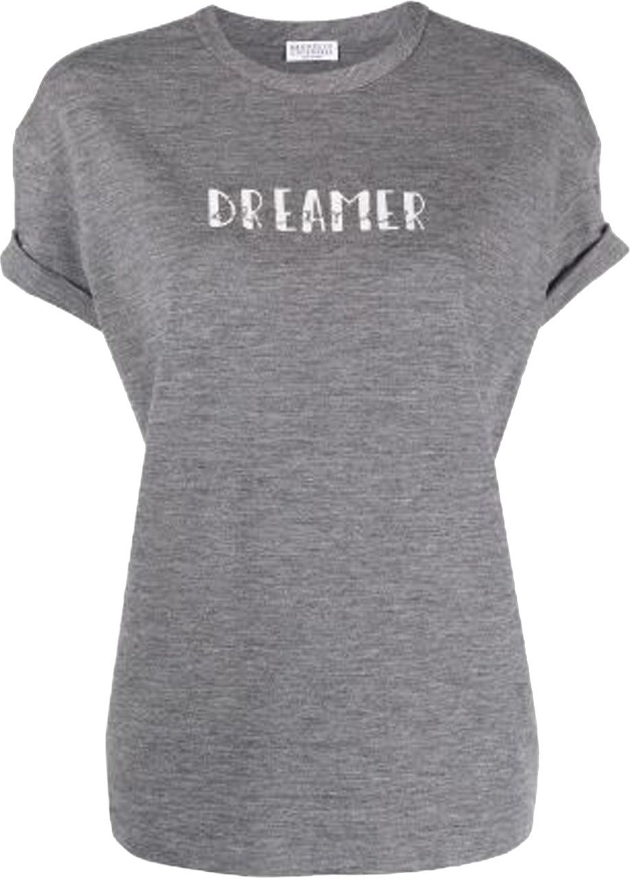 Brunello Cucinelli Dreamer Jersey T-shirt Grijs