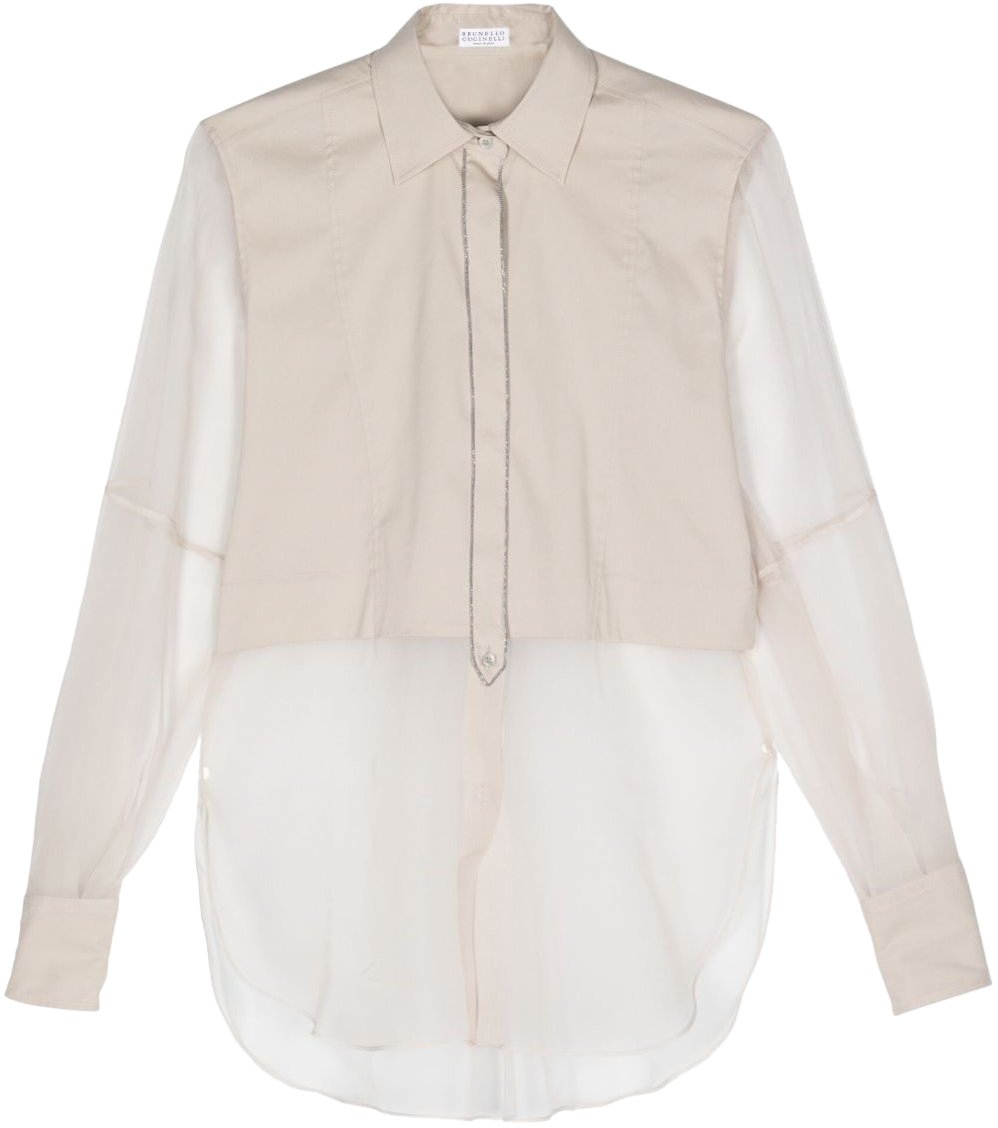 Brunello Cucinelli Shirts Beige Beige