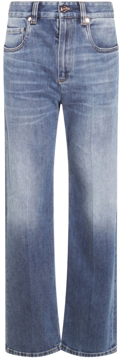 Brunello Cucinelli Jeans Blue Blauw