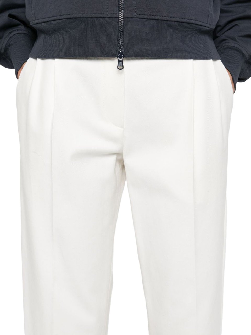 Brunello Cucinelli Trousers White Wit