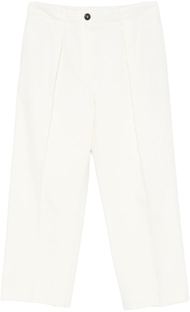 Brunello Cucinelli Trousers White Wit