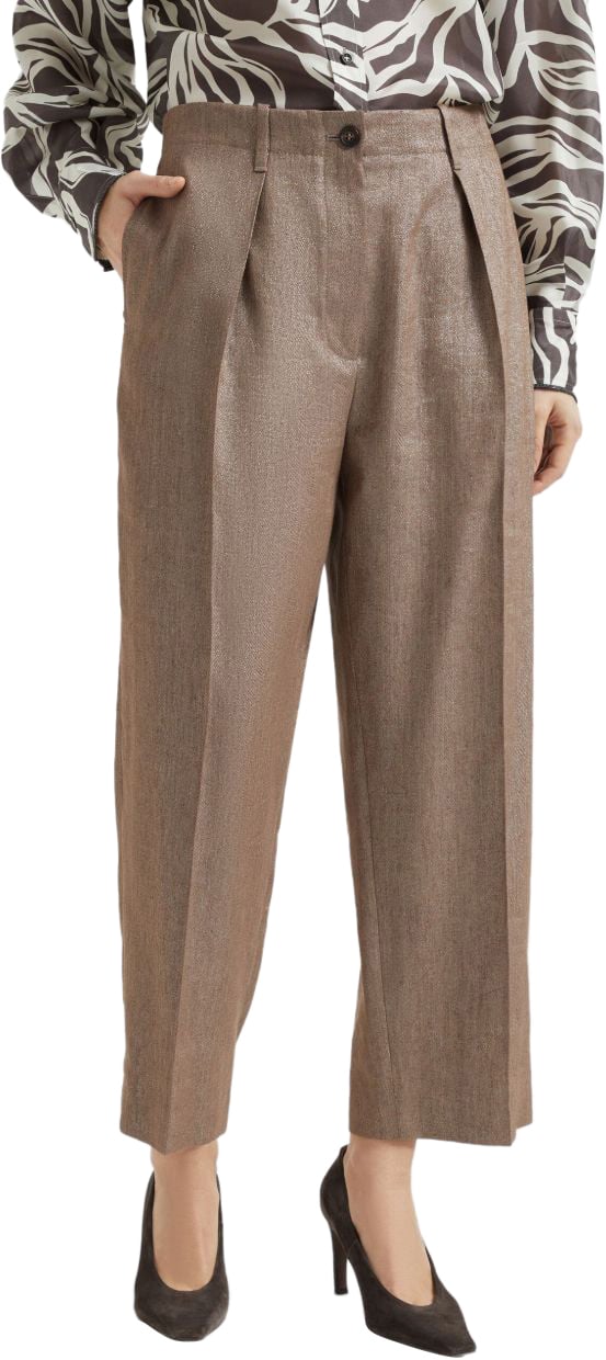 Brunello Cucinelli Trousers Brown Bruin