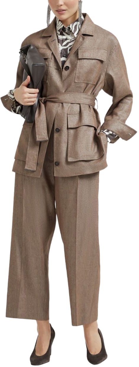 Brunello Cucinelli Trousers Brown Bruin