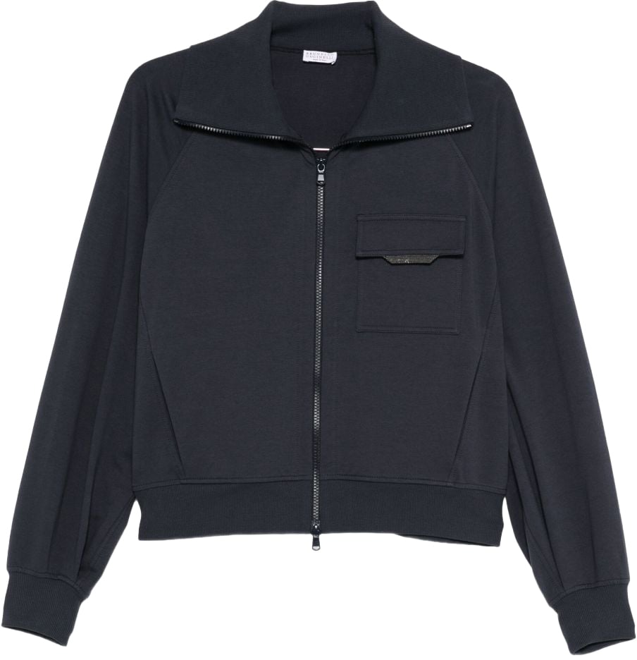 Brunello Cucinelli Sweaters Blue Blauw