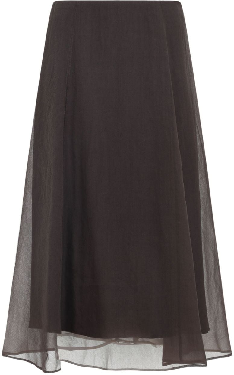 Brunello Cucinelli Skirts Brown Bruin
