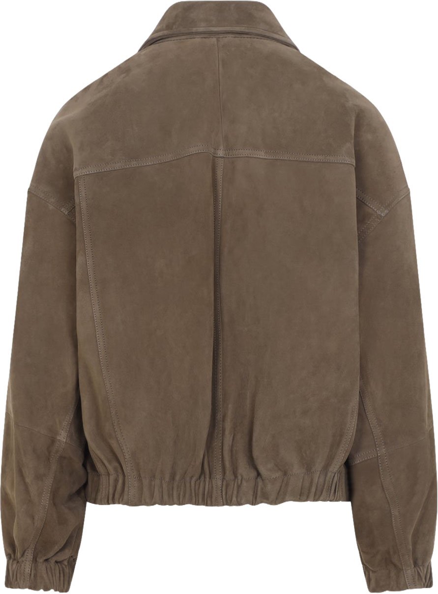 Brunello Cucinelli Suede Leather Jacket Divers