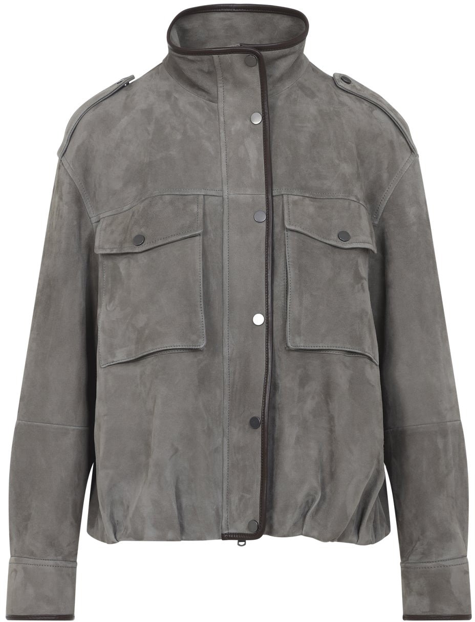 Brunello Cucinelli Suede Jacket Divers