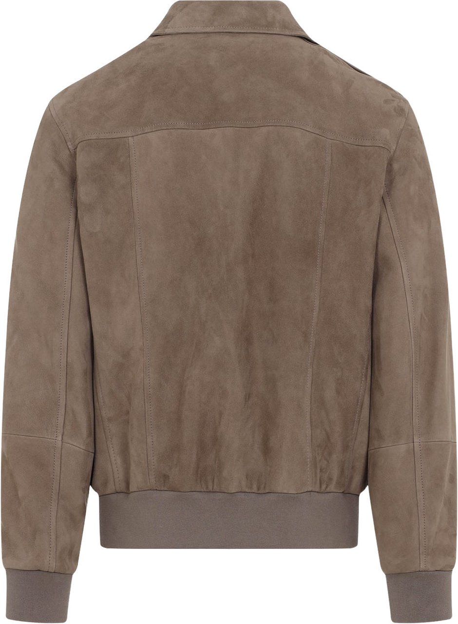 Brunello Cucinelli Brunello Cucinelli Leather Bomber Jacket Divers