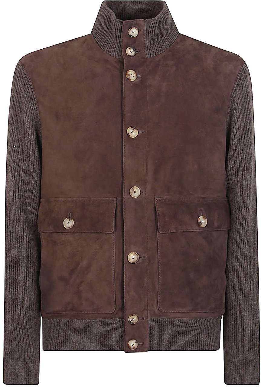 Brunello Cucinelli Coats Brown Bruin