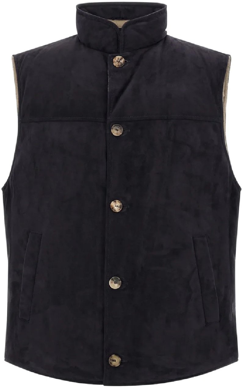 Brunello Cucinelli piumino s/maniche divers Divers