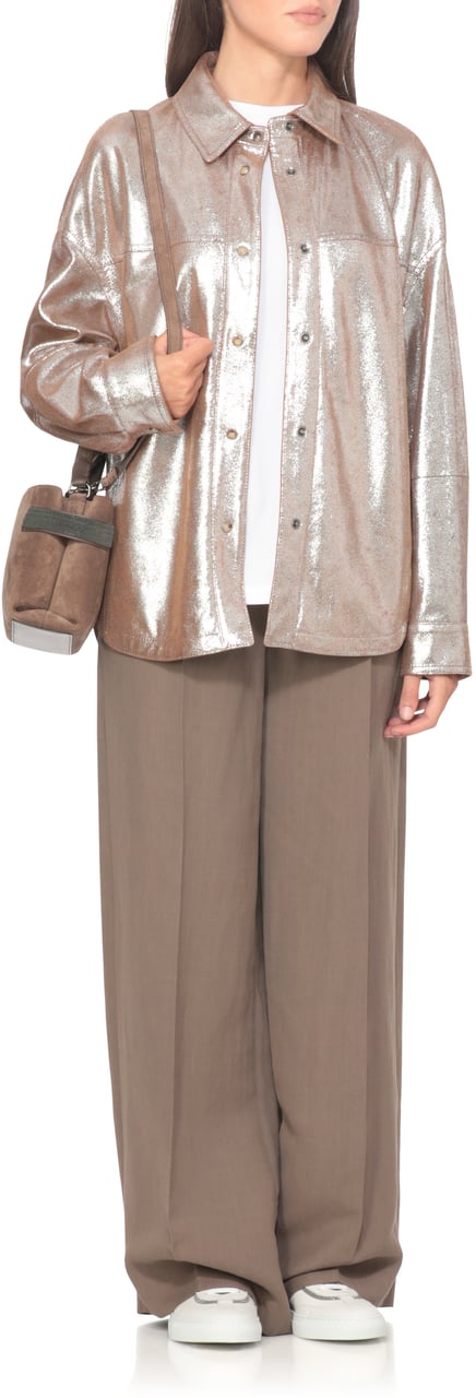 Brunello Cucinelli Shirts Brown Bruin