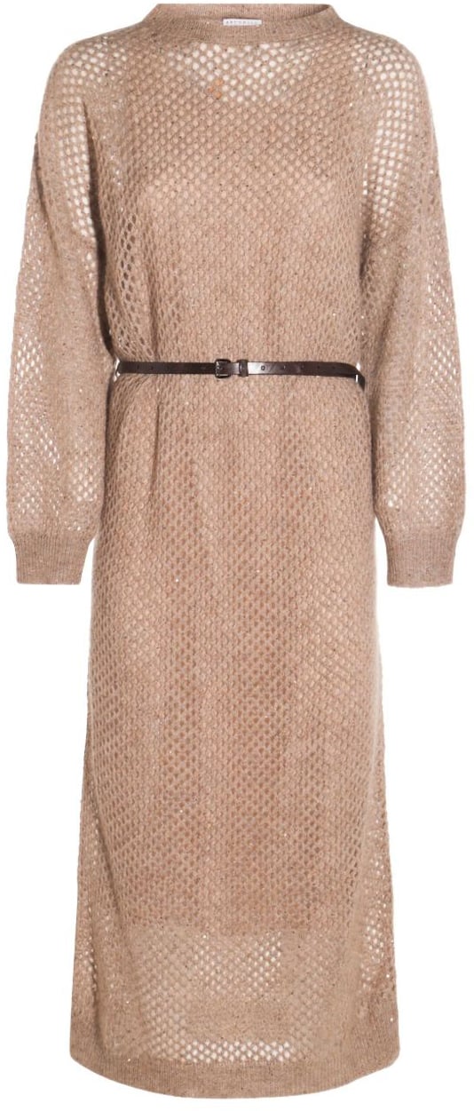 Brunello Cucinelli Dresses Brown Bruin