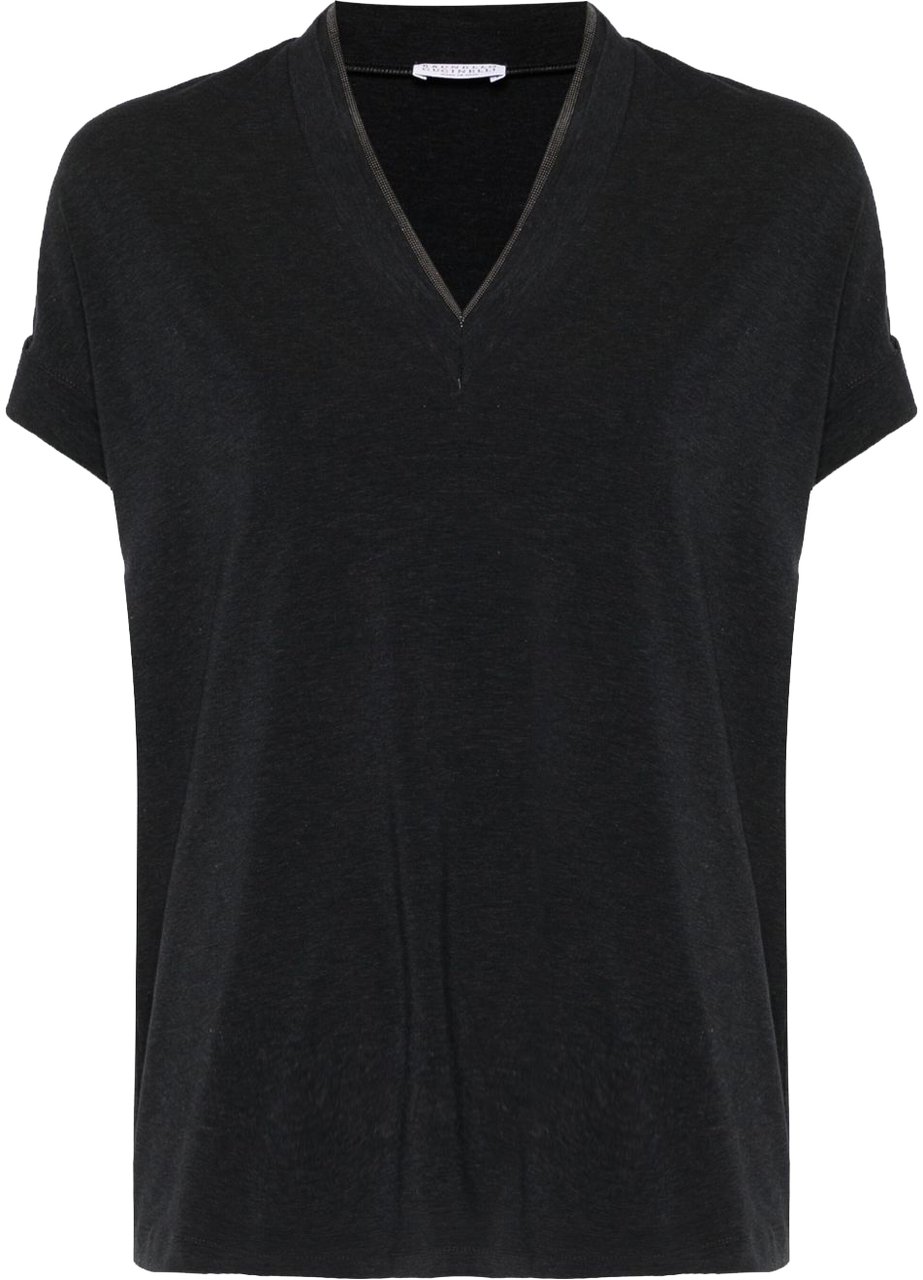 Brunello Cucinelli T-Shirts And Polos Grey Grijs