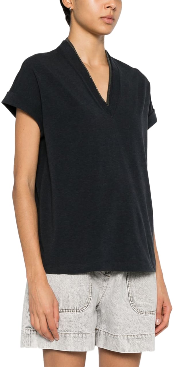 Brunello Cucinelli T-Shirts And Polos Grey Grijs