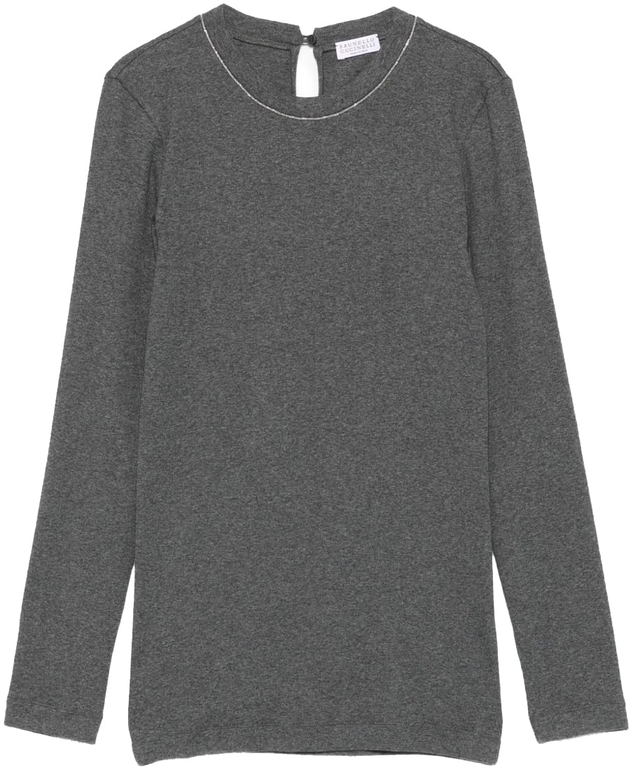 Brunello Cucinelli T-Shirts And Polos Grey Grijs