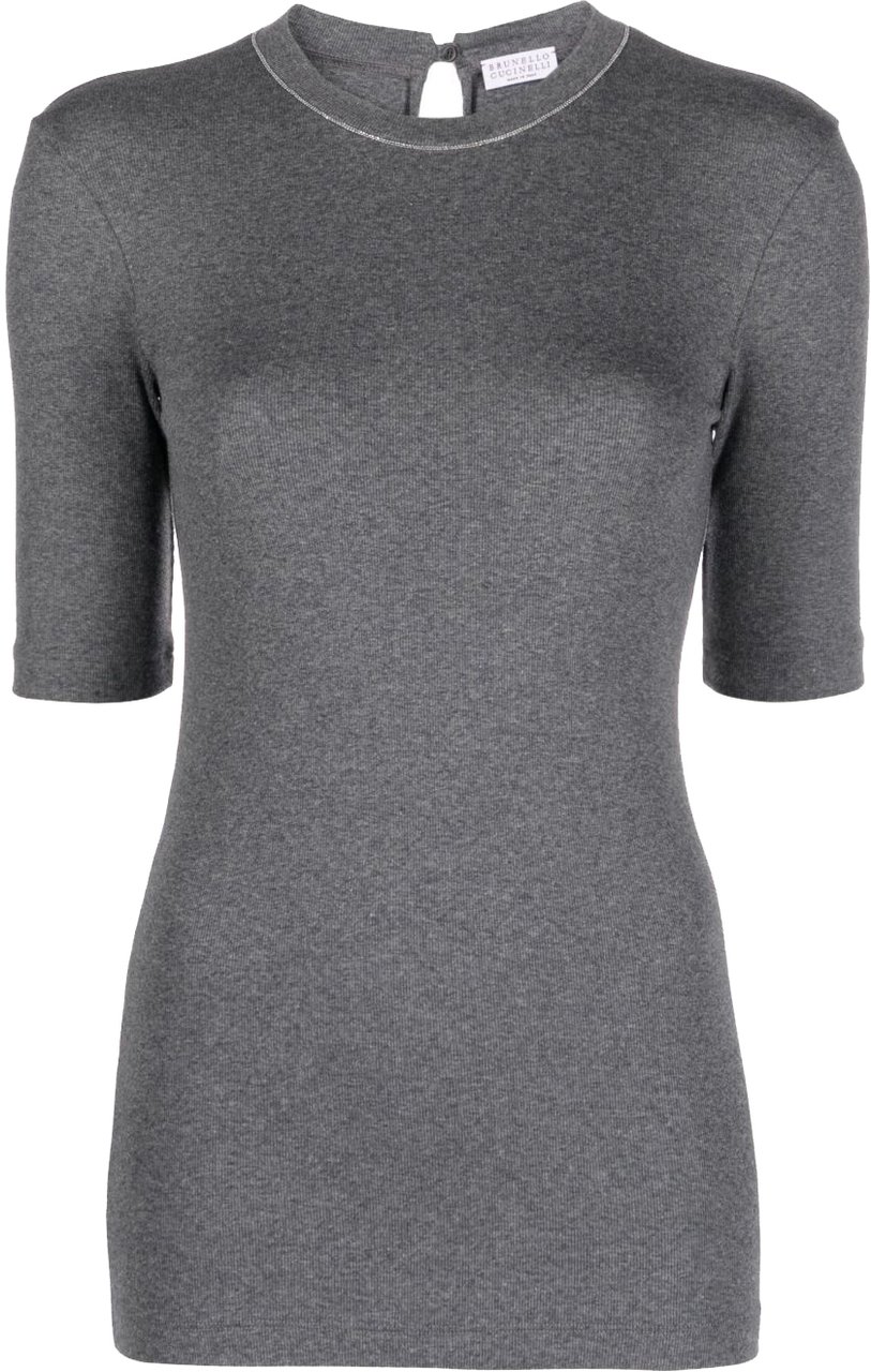 Brunello Cucinelli T-Shirts And Polos Grey Grijs