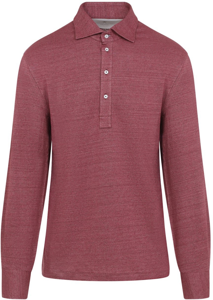 Brunello Cucinelli Long Sleeves Polo Divers