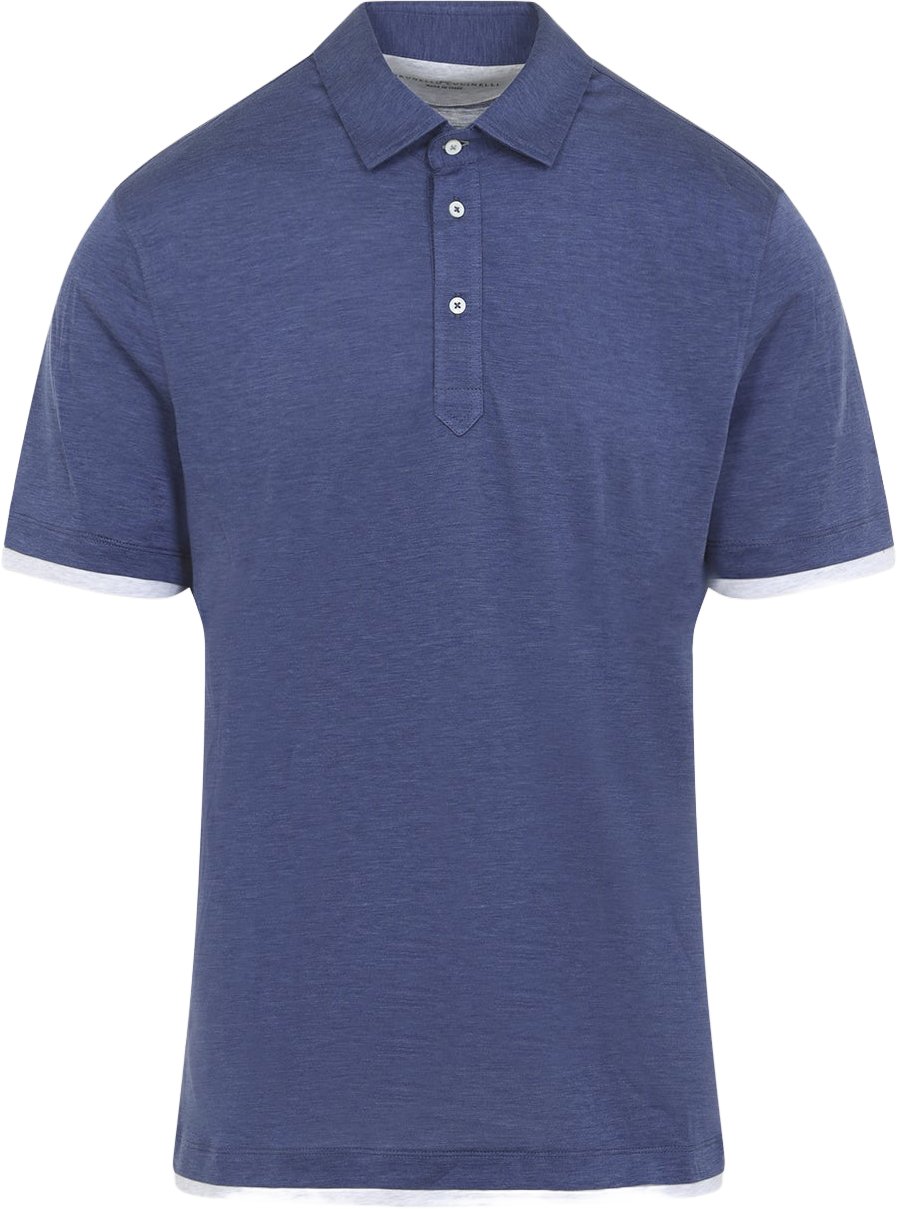Brunello Cucinelli Silk Polo Divers