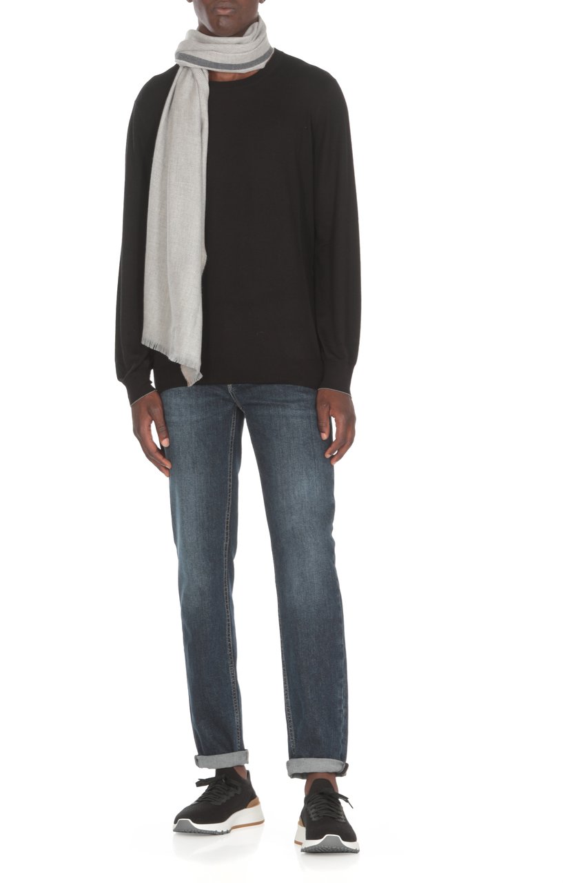Brunello Cucinelli Scarfs Grey Grijs
