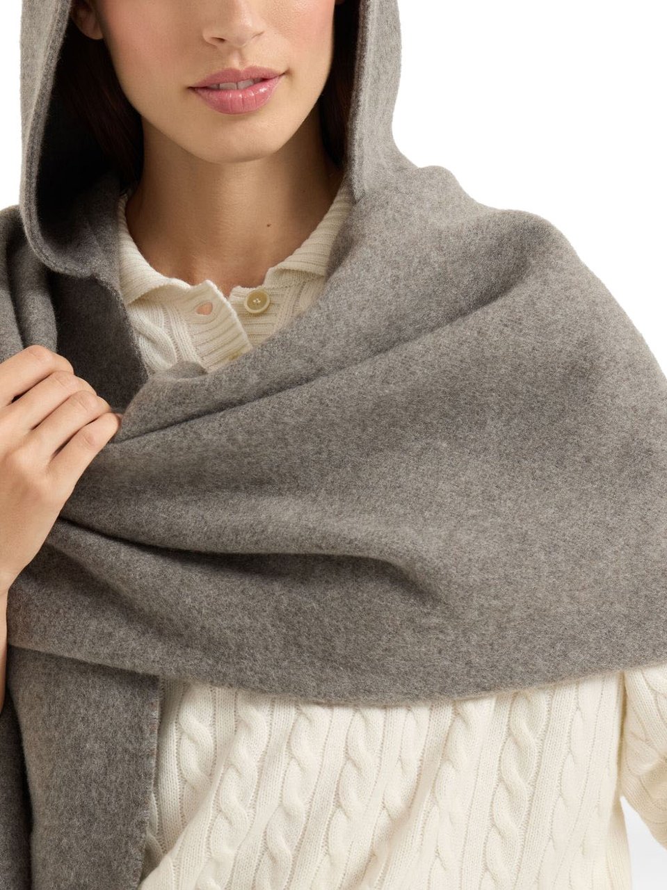Brunello Cucinelli Scarfs Grey Grijs