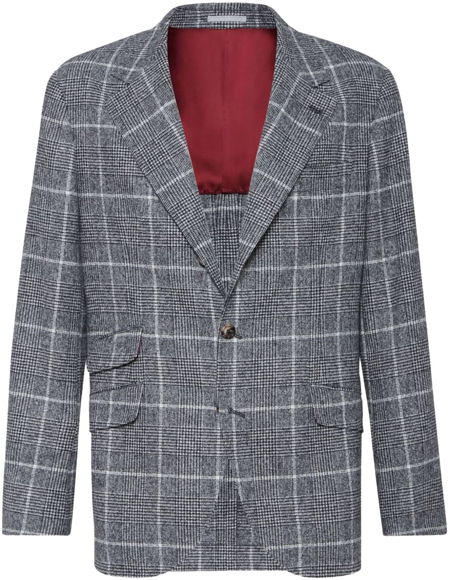 Brunello Cucinelli Jackets Blue Blauw