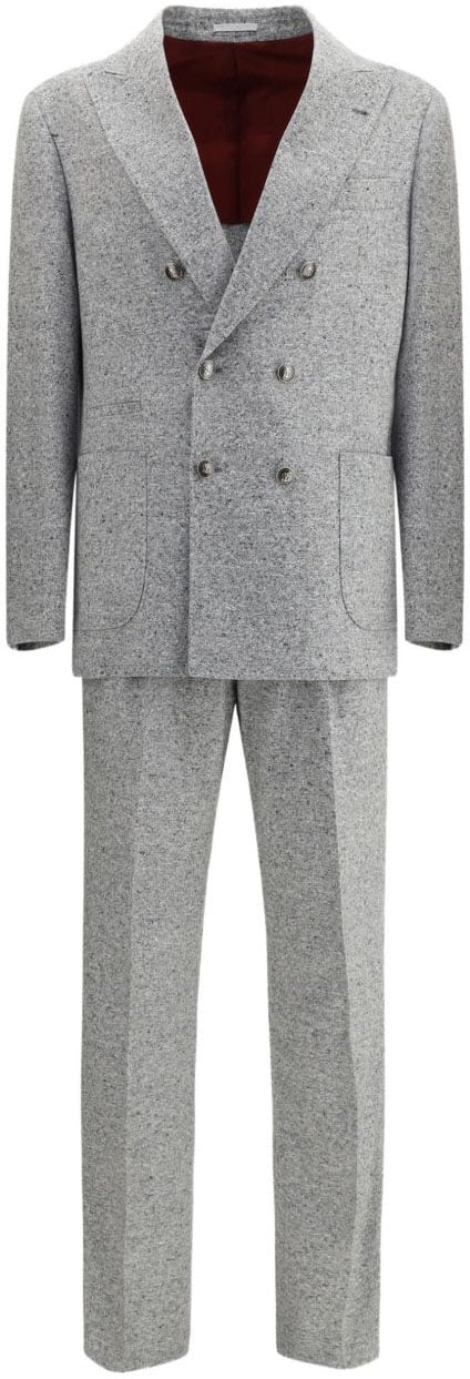 Brunello Cucinelli Suit Grey Grijs