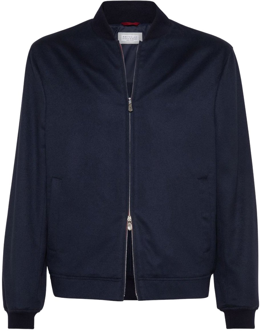 Brunello Cucinelli Coats Blue Blauw