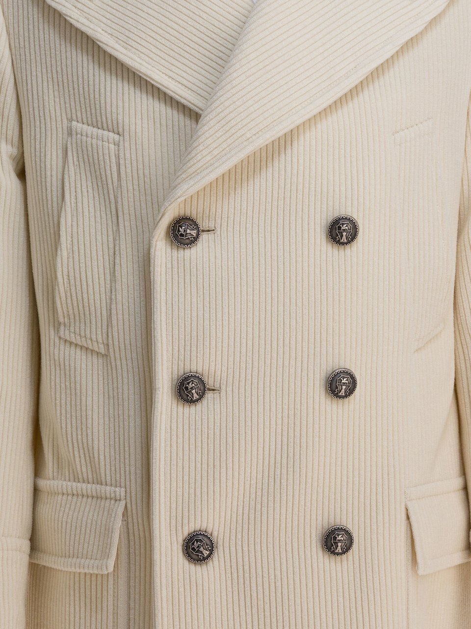 Brunello Cucinelli Velvet coat Wit