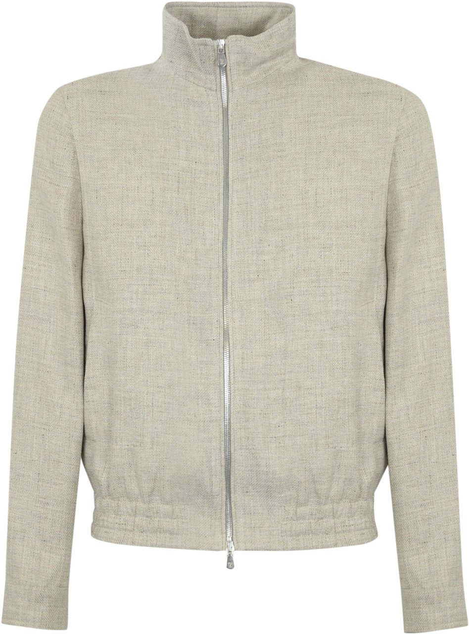 Brunello Cucinelli Coats Grey Grijs