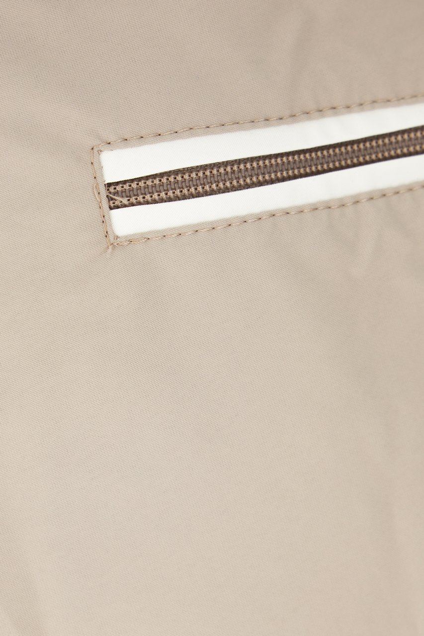Brunello Cucinelli Cappuccino polyester swimming shorts Bruin