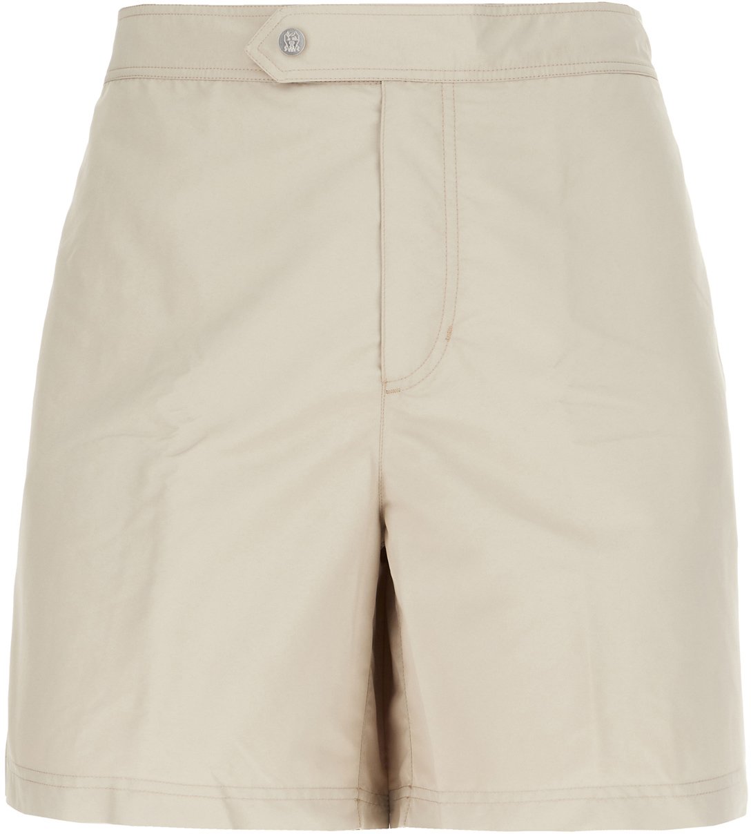 Brunello Cucinelli Cappuccino polyester swimming shorts Bruin