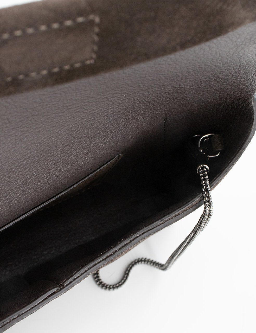 Brunello Cucinelli Suede clutch bag Rood