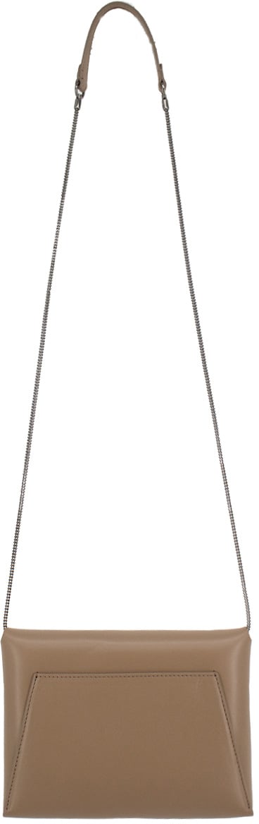 Brunello Cucinelli Leather shoulder bag Bruin