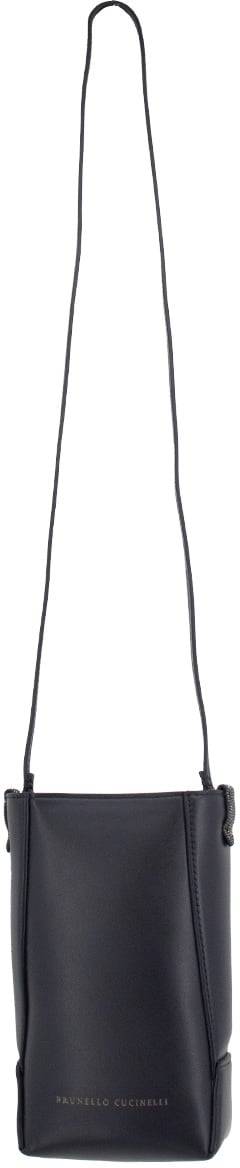 Brunello Cucinelli Mobile phone holder Blauw
