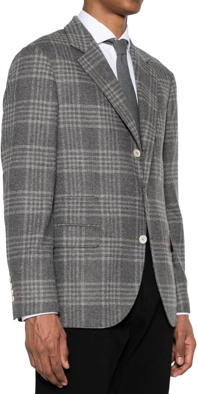 Brunello Cucinelli Blazer Jacket Grijs