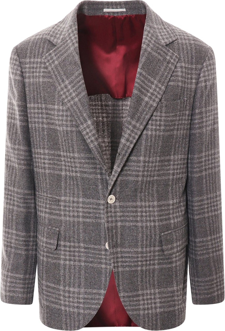 Brunello Cucinelli Blazer Jacket Grijs