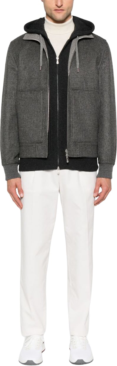 Brunello Cucinelli Coats Grigio Grijs