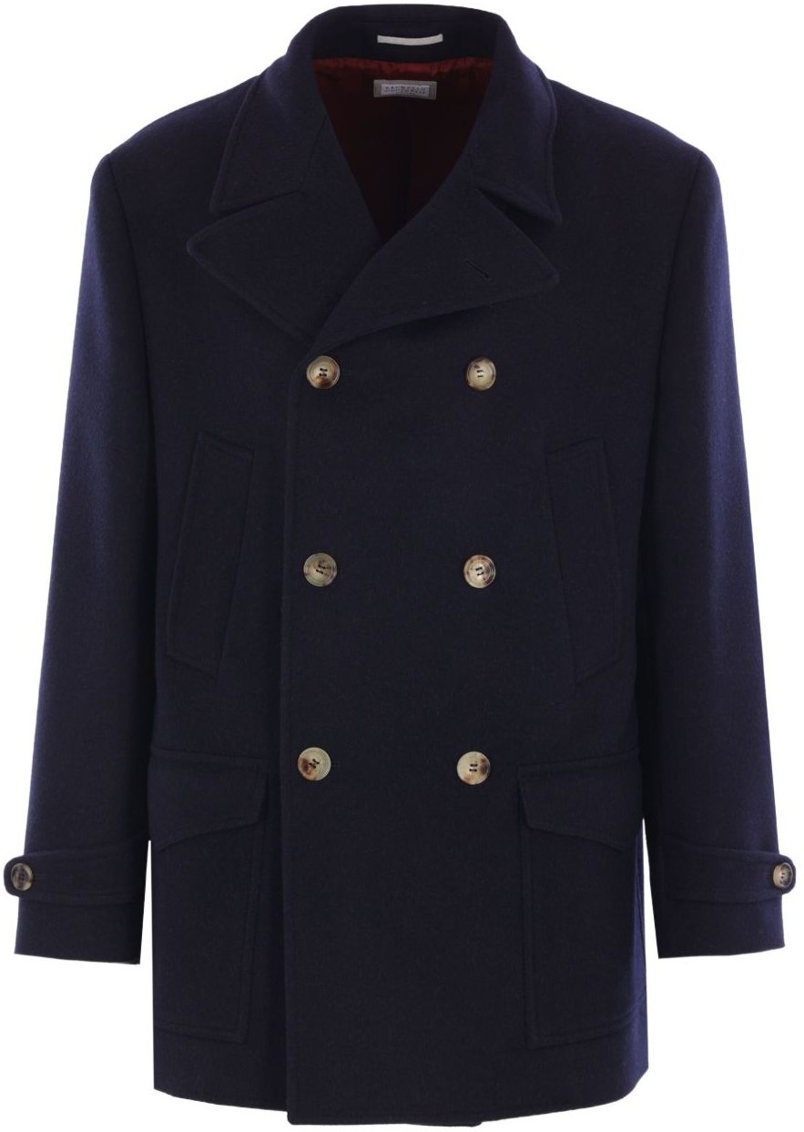 Brunello Cucinelli Jackets Blue Blauw