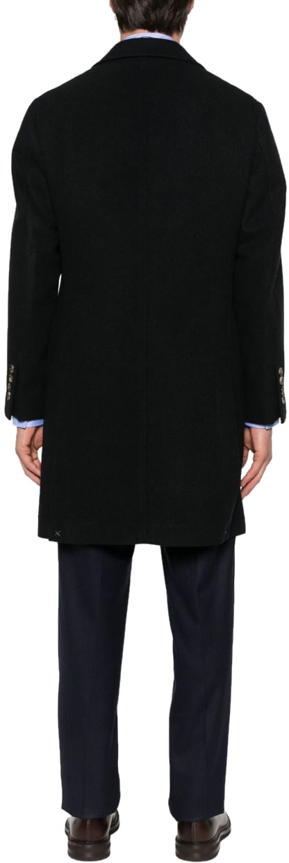 Brunello Cucinelli Coats Black Zwart