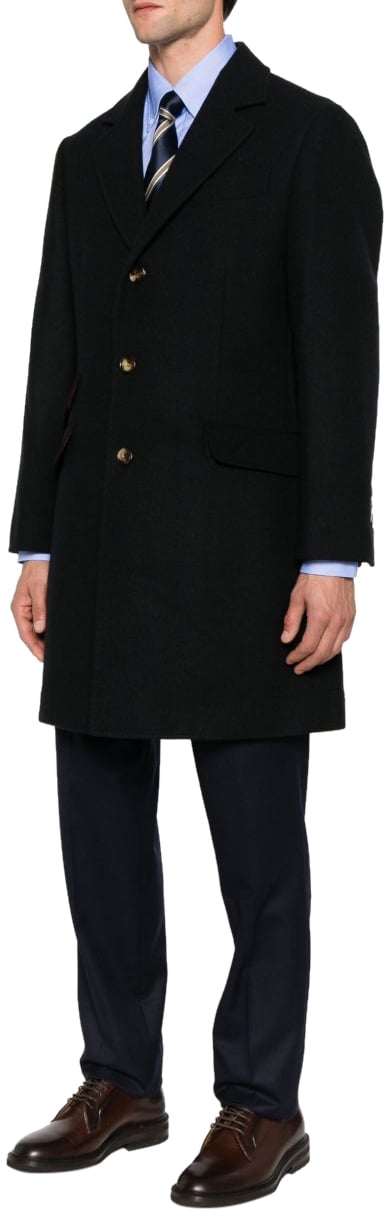 Brunello Cucinelli Coats Black Zwart
