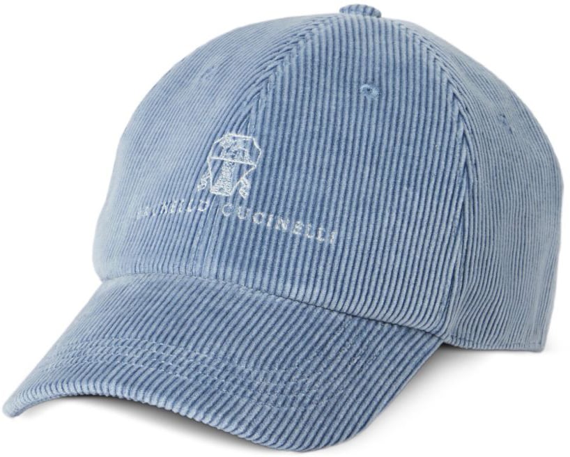 Brunello Cucinelli Hats Clear Blue Blauw