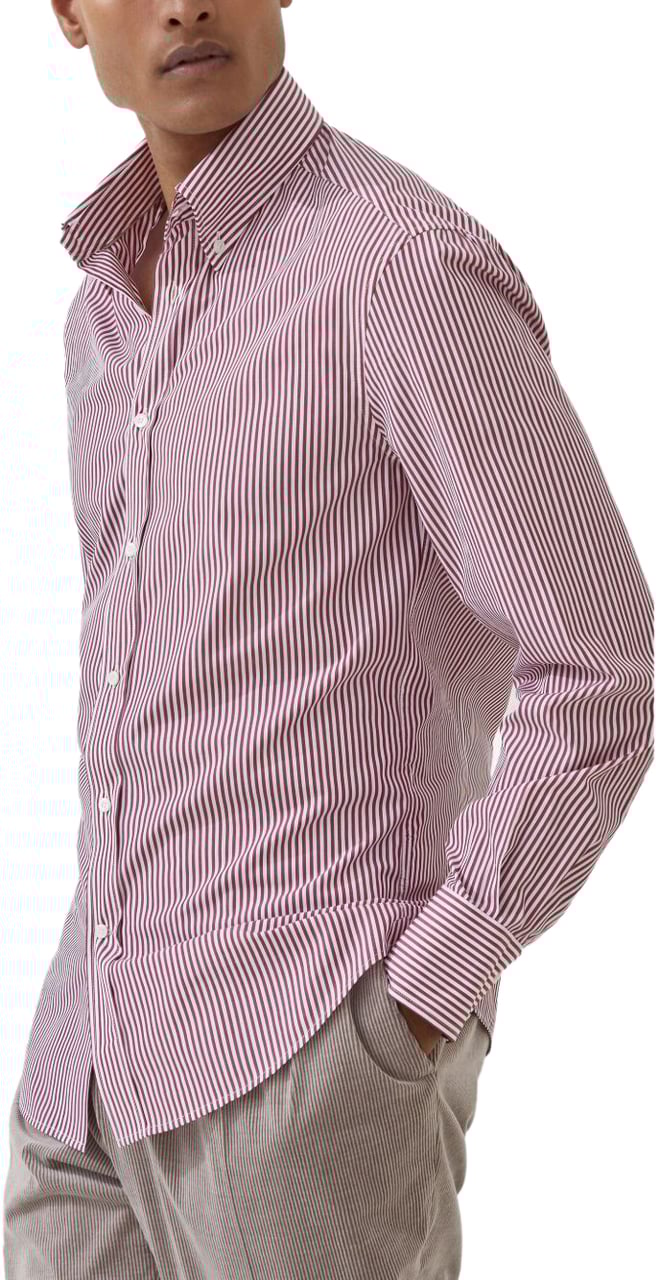 Brunello Cucinelli Shirts Red Rood