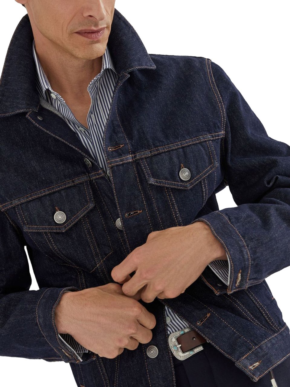 Brunello Cucinelli Shirts Blue Blauw