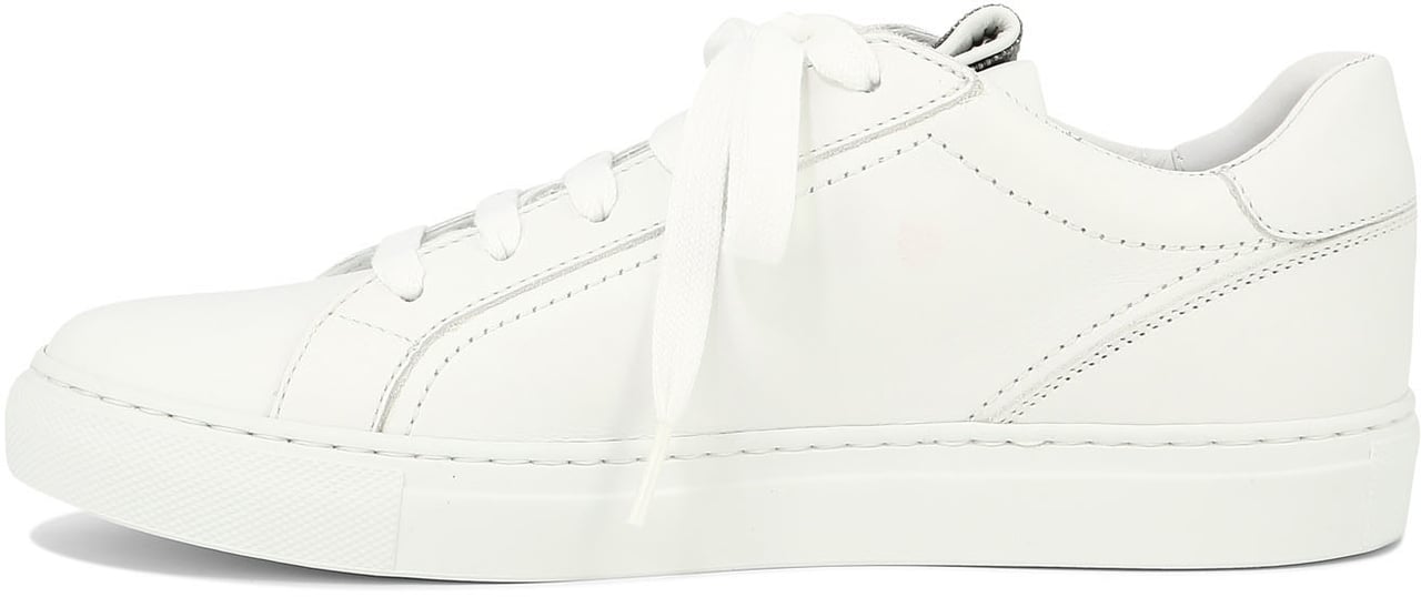 Brunello Cucinelli Mat Calf Sneaker with Precious Detail Wit