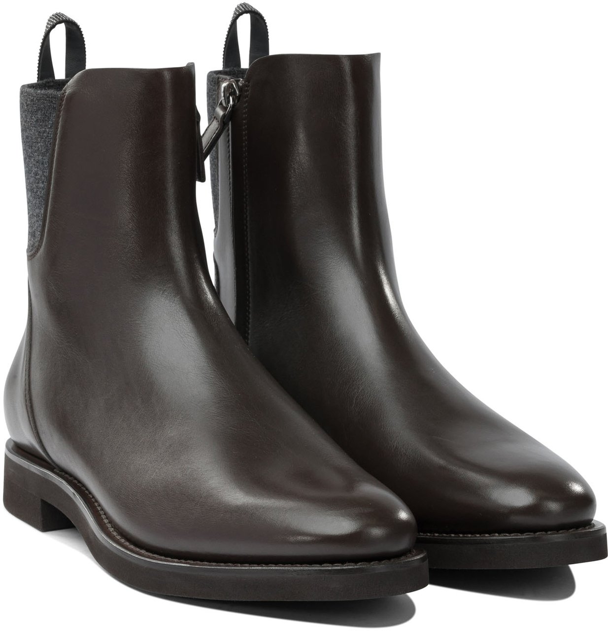 Brunello Cucinelli "Chelsea Boot" ankle boots Bruin