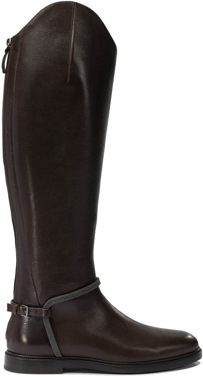 Brunello Cucinelli "Classic" Boots Bruin