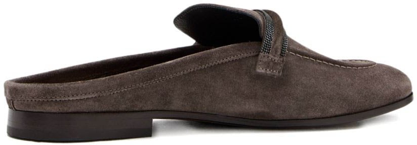 Brunello Cucinelli Flat Shoes Torba Bruin